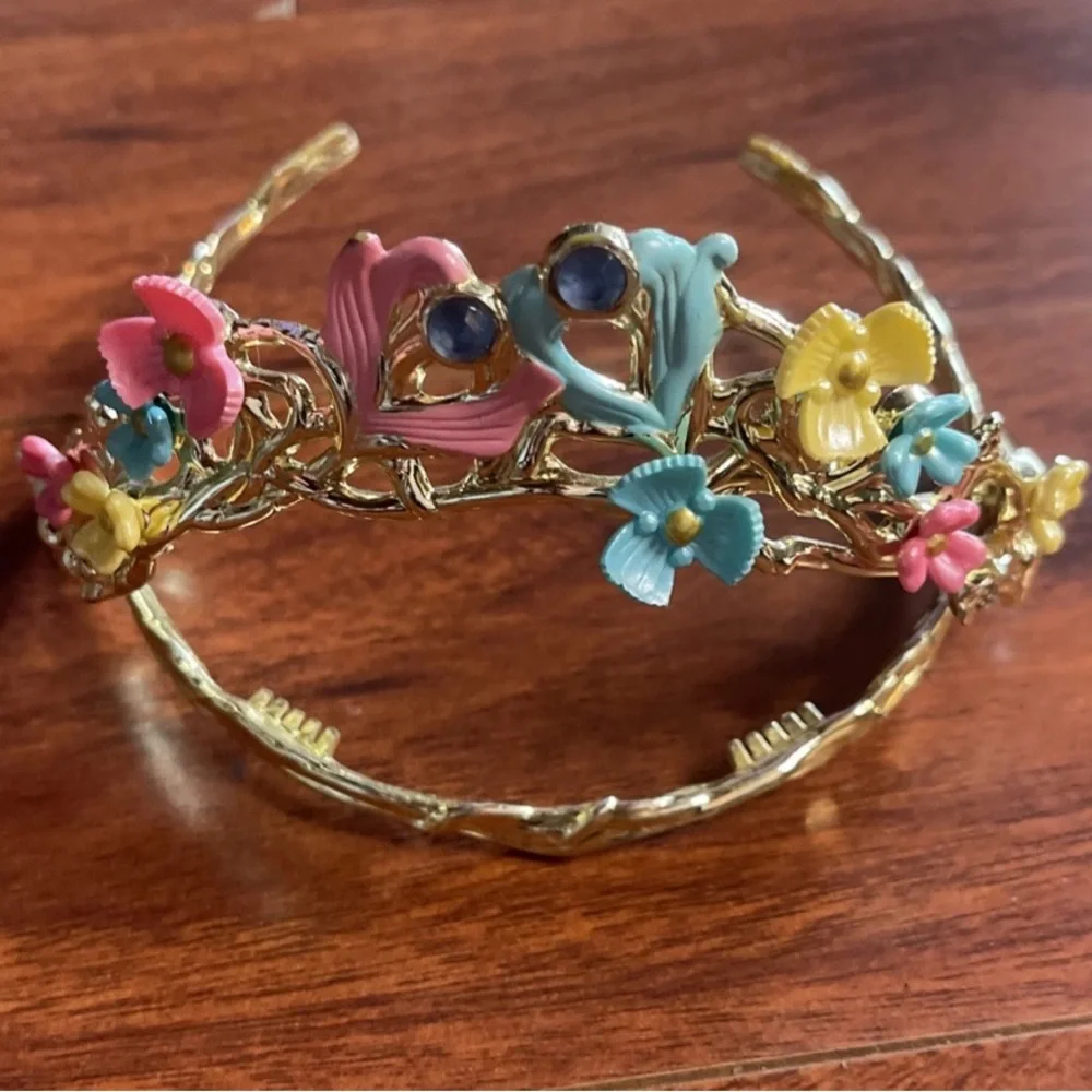 Disney Cinderella Tiara Headband Wedding Celebration Multicolor ***RARE***